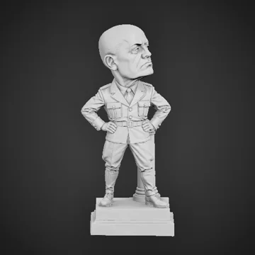 Benito Mussolini statue artwork