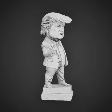 Donald Trump statue artwork